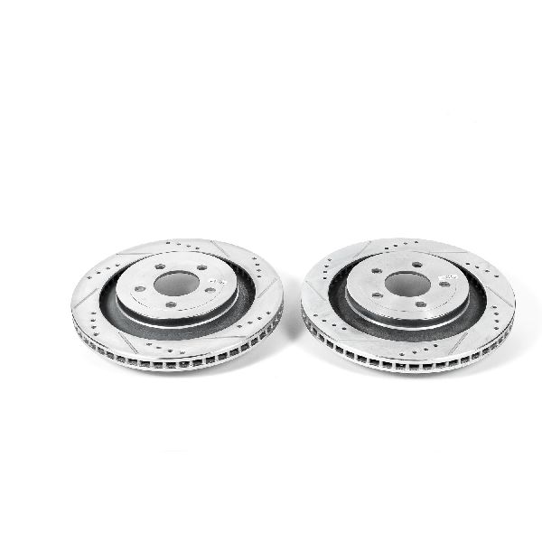 2015-2023 Ford Mustang Disc Brake Rotor Set - Rear (Powerstop)