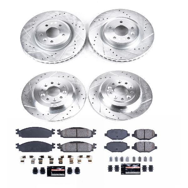 2010 Lincoln MKT Disc Brake Kit - Front and Rear (Powerstop)