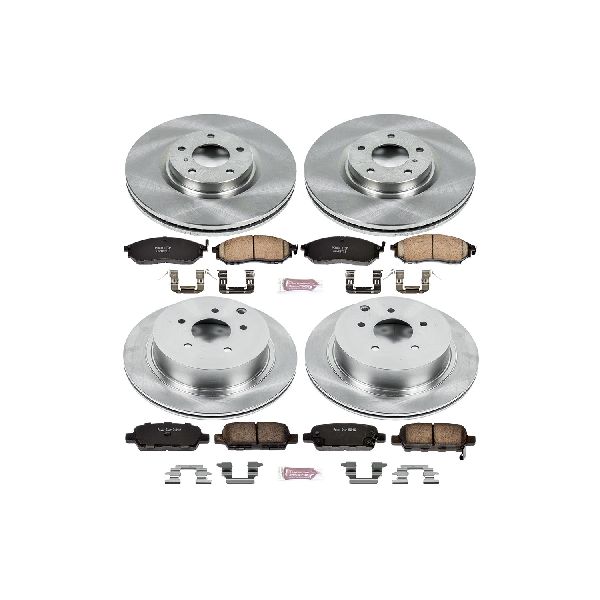 2011-2013 INFINITI M37 Disc Brake Kit - Front and Rear (Powerstop)