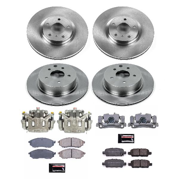 2009-2012 INFINITI EX35 Disc Brake Kit - Front and Rear (Powerstop)
