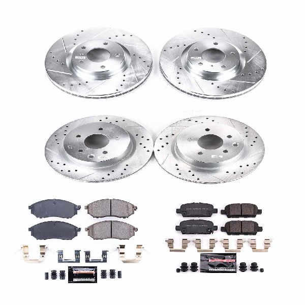 2009-2012 INFINITI EX35 Disc Brake Kit - Front and Rear (Powerstop)