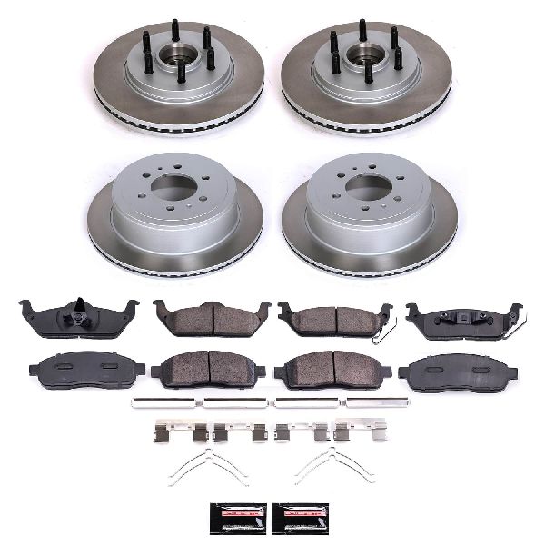 2006-2008 Lincoln Mark LT Disc Brake Kit - Front and Rear (Powerstop)