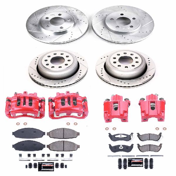 2003-2011 Lincoln Town Car Disc Brake Kit - Front and Rear (Powerstop)