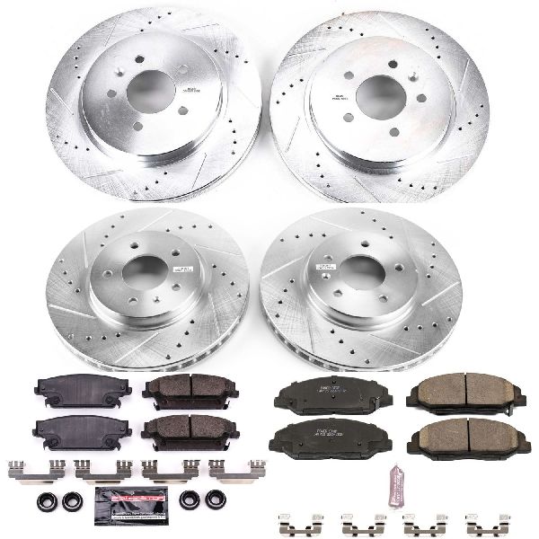 2009-2011 Cadillac STS Disc Brake Kit - Front and Rear (Powerstop)