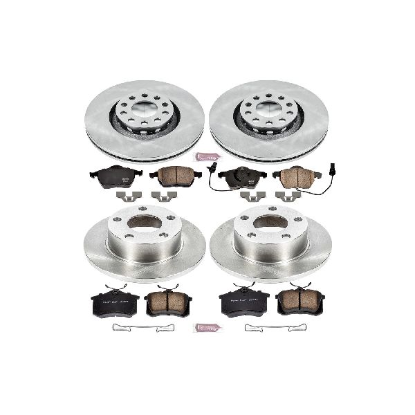 1998-2001 Audi A6 Quattro Disc Brake Kit - Front and Rear (Powerstop)