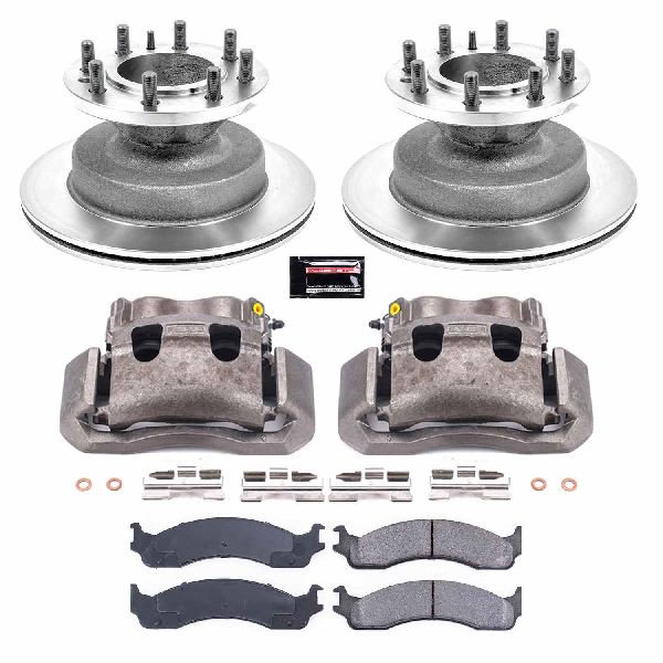 1999-2002 Ford E-350 Econoline Club Wagon Disc Brake Kit - Front (Powerstop)