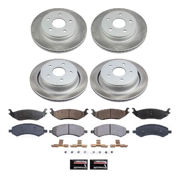 2007-2009 Dodge Durango Disc Brake Kit - Front and Rear (Powerstop)