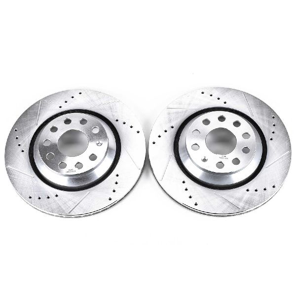 2009-2016 Volkswagen CC Disc Brake Rotor Set - Rear (Powerstop)