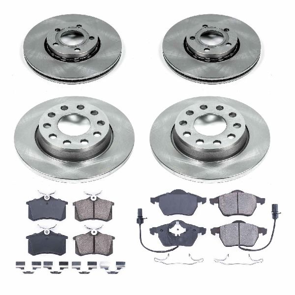 2004-2006 Audi A4 Quattro Disc Brake Kit - Front and Rear (Powerstop)