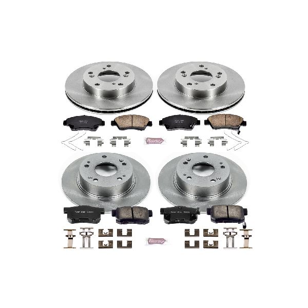 2013-2015 Acura ILX Disc Brake Kit - Front and Rear (Powerstop)