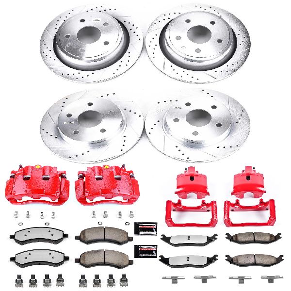 2007-2009 Dodge Durango Disc Brake Kit - Front and Rear (Powerstop)