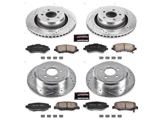 2009-2011 Dodge Nitro Disc Brake Kit - Front and Rear (Powerstop)