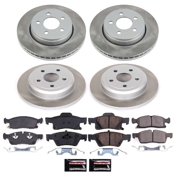 2017-2020 Jeep Grand Cherokee Disc Brake Kit - Front and Rear (Powerstop)