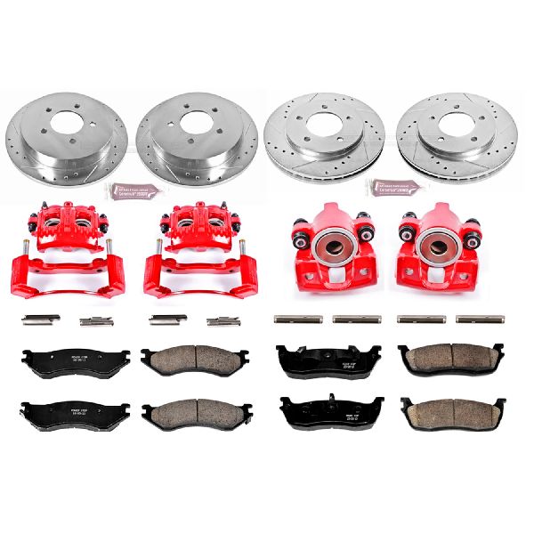 2000-2002 Lincoln Navigator Disc Brake Kit - Front and Rear (Powerstop)