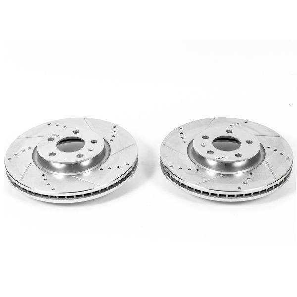 2012-2013 Audi A6 Disc Brake Rotor Set - Front (Powerstop)