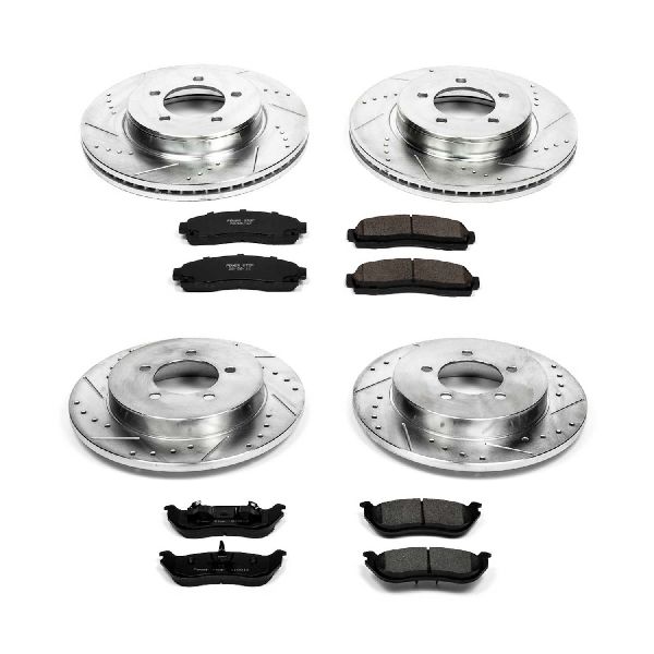 2002-2005 Mercury Mountaineer Disc Brake Kit - Front and Rear (Powerstop)