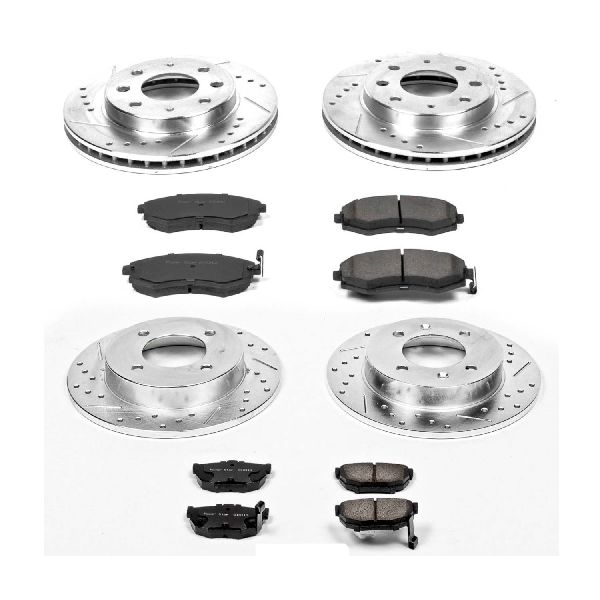 1999-2001 Hyundai Tiburon Disc Brake Kit - Front and Rear (Powerstop)