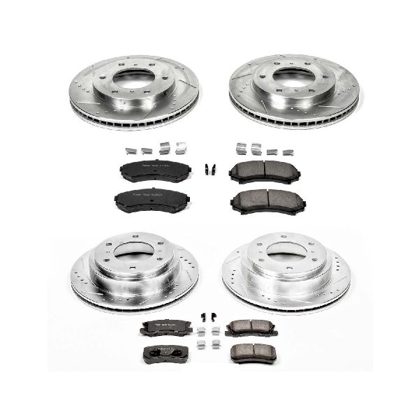 2001-2006 Mitsubishi Montero Disc Brake Kit - Front and Rear (Powerstop)