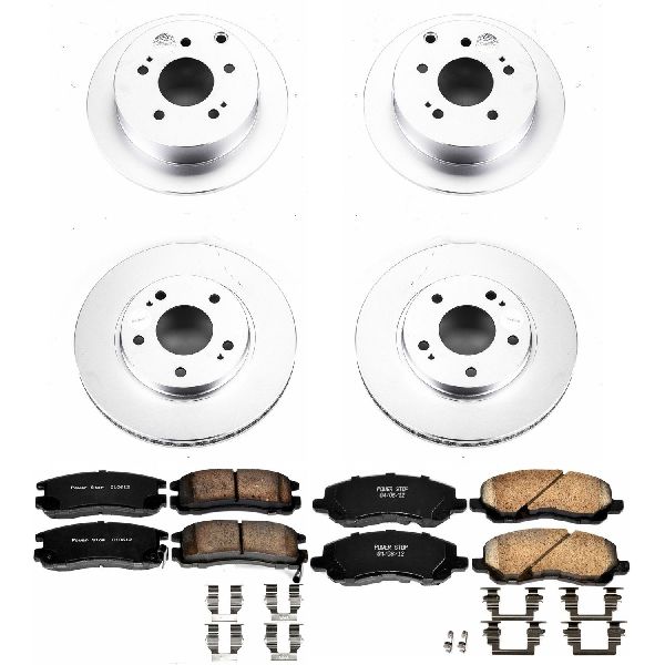 2004-2012 Mitsubishi Galant Disc Brake Kit - Front and Rear (Powerstop)