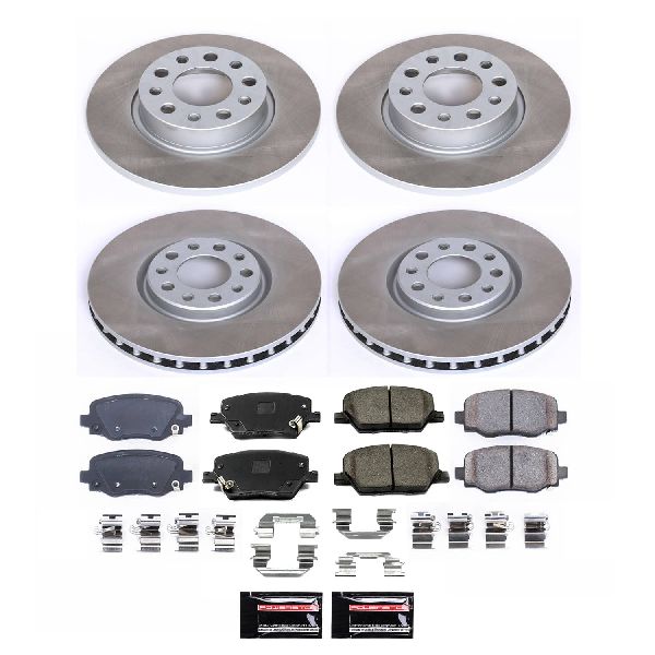 2016-2020 Fiat 500X Disc Brake Kit - Front and Rear (Powerstop)