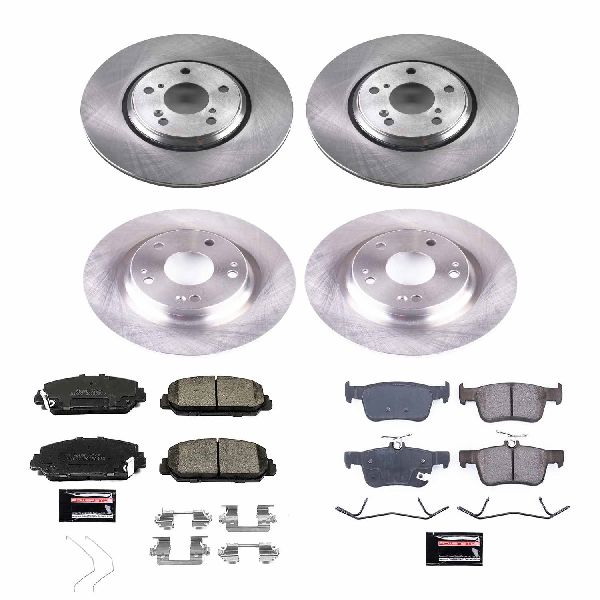 2017-2020 Honda Civic Disc Brake Kit - Front and Rear (Powerstop)