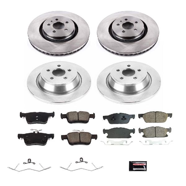 2017-2020 Lincoln Continental Disc Brake Kit - Front and Rear (Powerstop)
