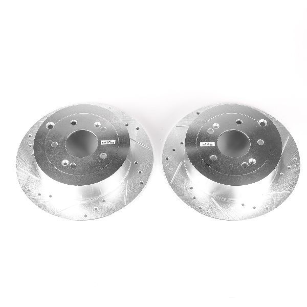 2007-2009 Hyundai Santa Fe Disc Brake Rotor Set - Rear (Powerstop)
