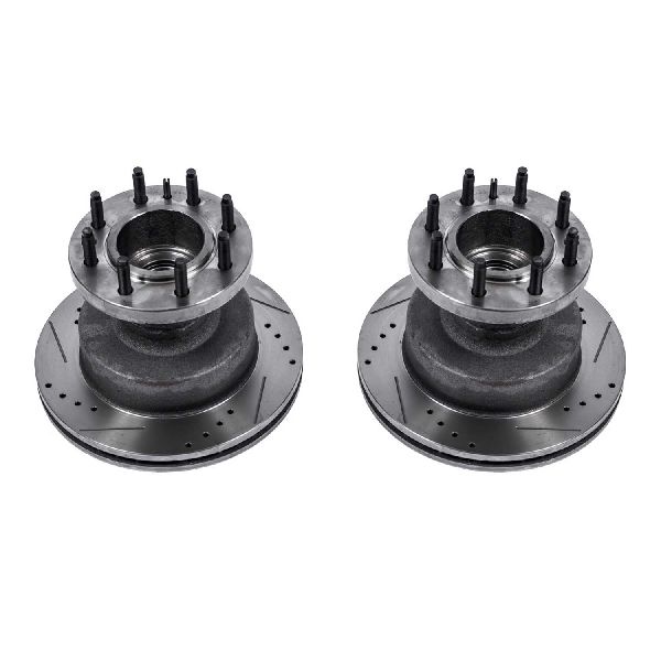 1995-2000 Ford E-350 Econoline Disc Brake Rotor Set - Front (Powerstop)
