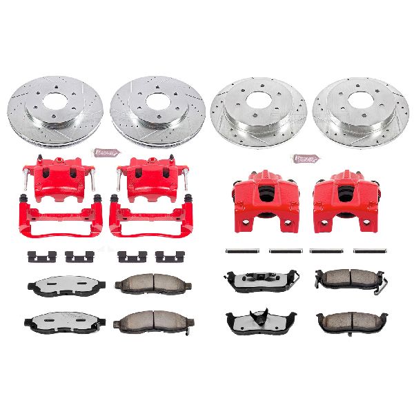 2004 Nissan Pathfinder Armada Disc Brake Kit - Front and Rear (Powerstop)