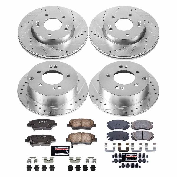 2010-2011 Kia Soul Disc Brake Kit - Front and Rear (Powerstop)