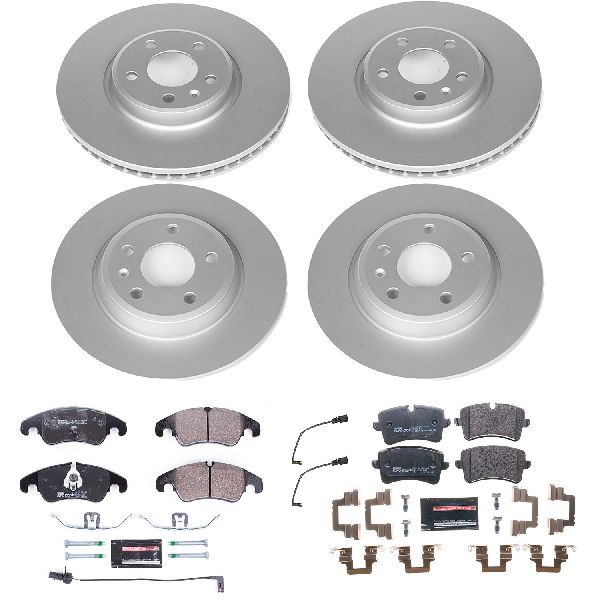 2012 Audi A7 Quattro Disc Brake Kit - Front and Rear (Powerstop)