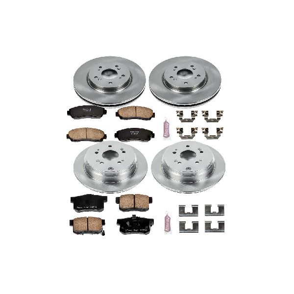 2007-2011 Honda CR-V Disc Brake Kit - Front and Rear (Powerstop)