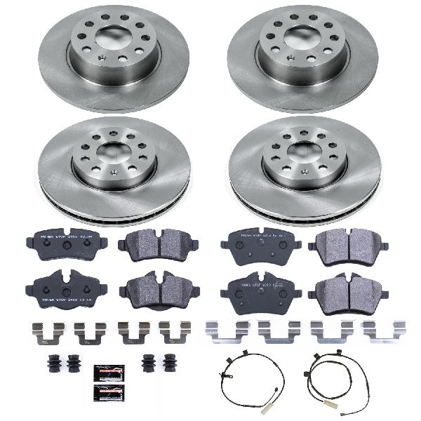 2012-2015 Mini Cooper Disc Brake Kit - Front and Rear (Powerstop)