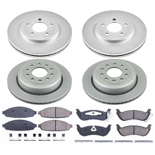 2003-2011 Lincoln Town Car Disc Brake Kit - Front and Rear (Powerstop)