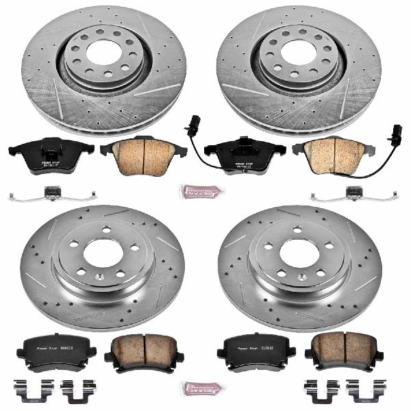 2005-2009 Audi A4 Disc Brake Kit - Front and Rear (Powerstop)