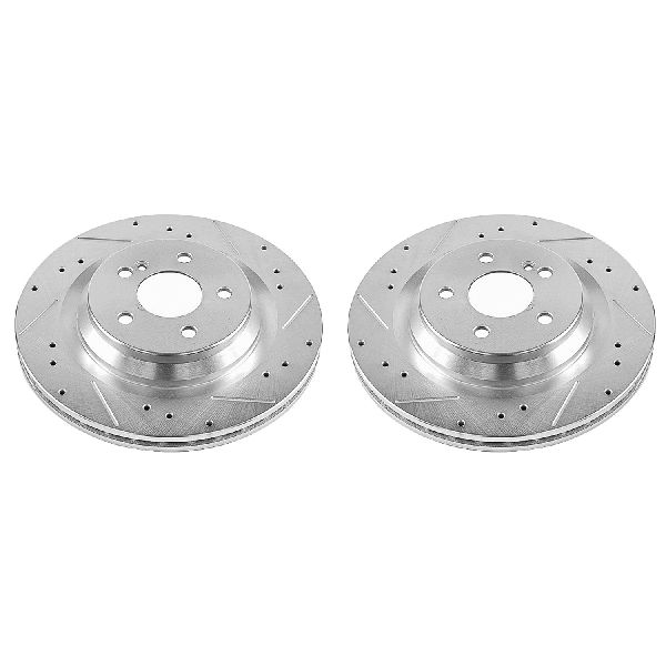 2007-2013 Mercedes-Benz S600 Disc Brake Rotor Set - Rear (Powerstop)