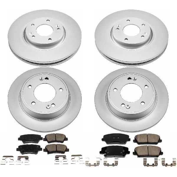 2017 Hyundai Veloster Disc Brake Kit - Front and Rear (Powerstop)
