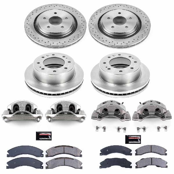 2012-2014 GMC Sierra 2500 HD Disc Brake Kit - Front and Rear (Powerstop)