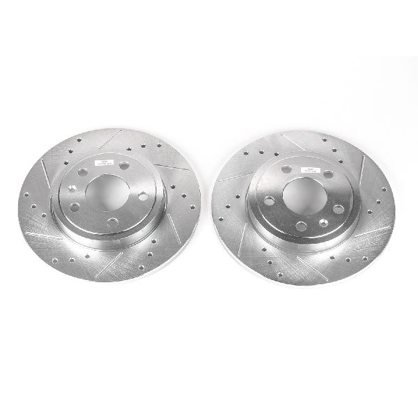 2005-2009 Audi A4 Disc Brake Rotor Set - Rear (Powerstop)