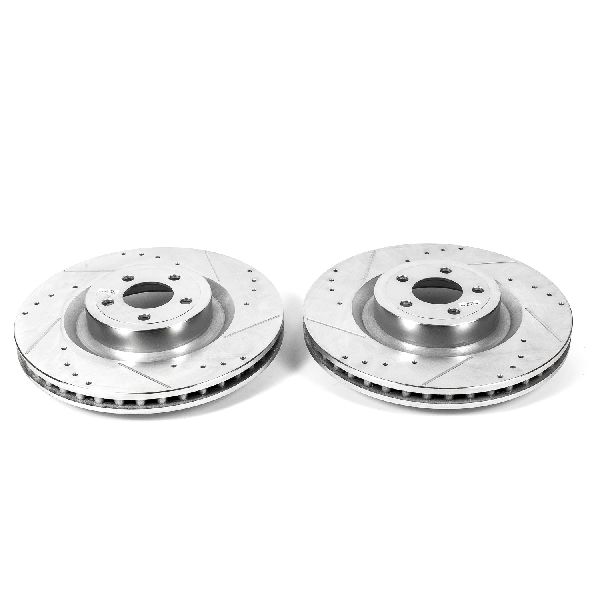 2015-2023 Ford Mustang Disc Brake Rotor Set - Front (Powerstop)