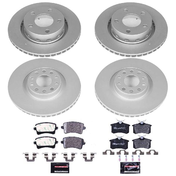2000-2004 Audi A6 Quattro Disc Brake Kit - Front and Rear (Powerstop)