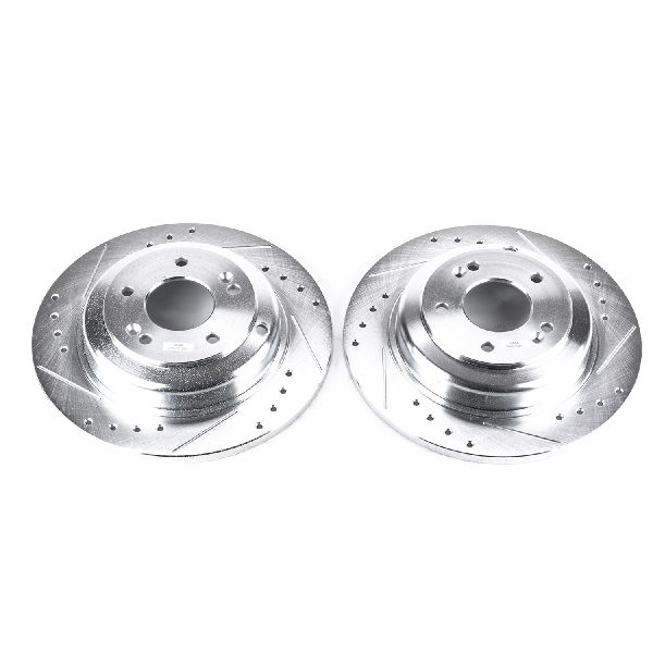 2010-2016 Hyundai Genesis Coupe Disc Brake Rotor Set - Rear (Powerstop)