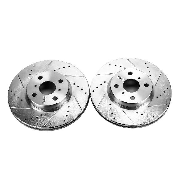2012-2018 Toyota Yaris Disc Brake Rotor Set - Front (Powerstop)