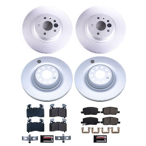 2017-2021 Tesla X Disc Brake Kit - Front and Rear (Powerstop)