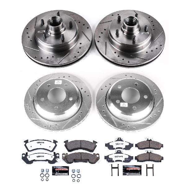 1994-1996 Chevrolet Impala Disc Brake Kit - Front and Rear (Powerstop)