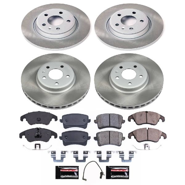 2009-2011 Audi A4 Disc Brake Kit - Front and Rear (Powerstop)