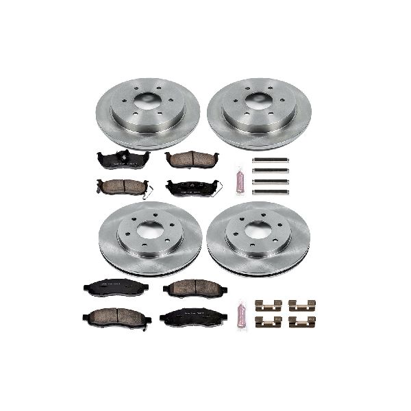 2004-2005 INFINITI QX56 Disc Brake Kit - Front and Rear (Powerstop)