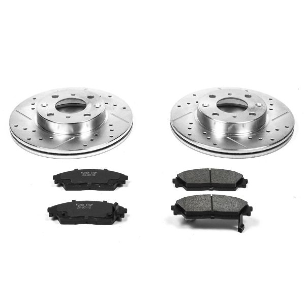 1990-1991 Honda CRX Disc Brake Kit - Front (Powerstop)