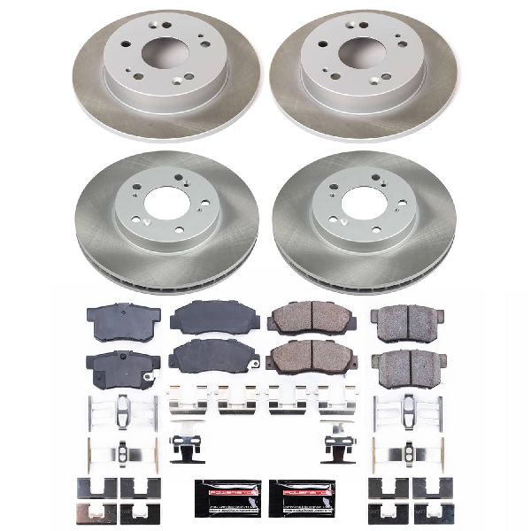 1997-2001 Honda Prelude Disc Brake Kit - Front and Rear (Powerstop)