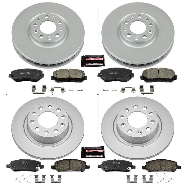 2013-2016 Dodge Dart Disc Brake Kit - Front and Rear (Powerstop)